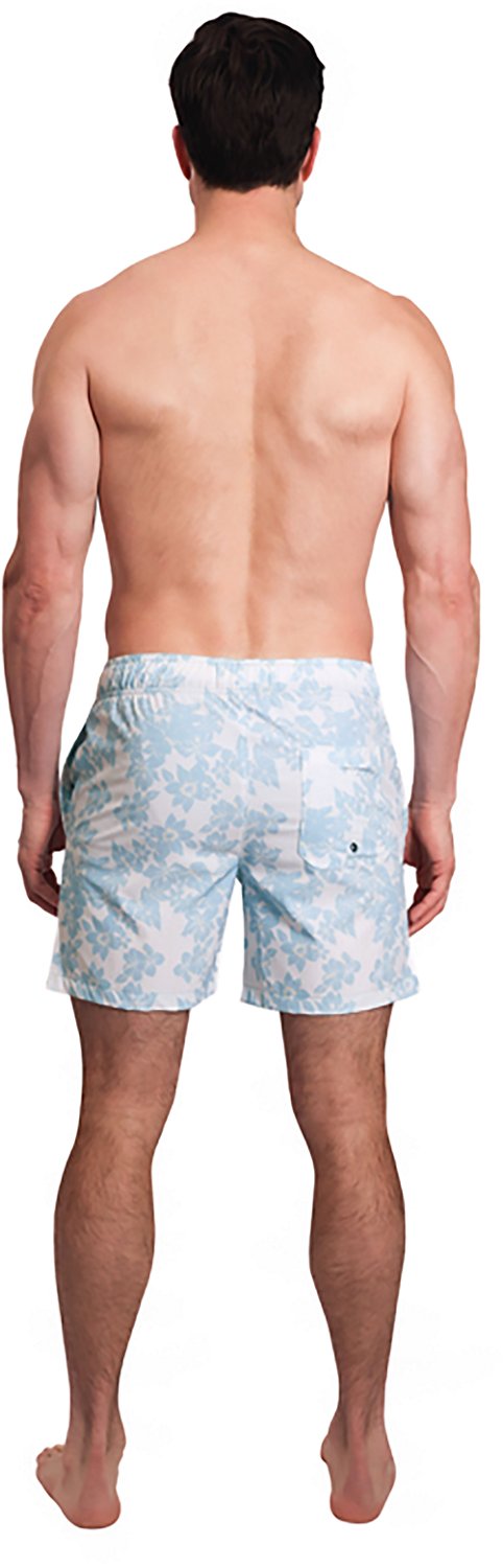 Beach Bros Men's Scattered Floral Swim Trunk Shorts 6.5 in - view number 4