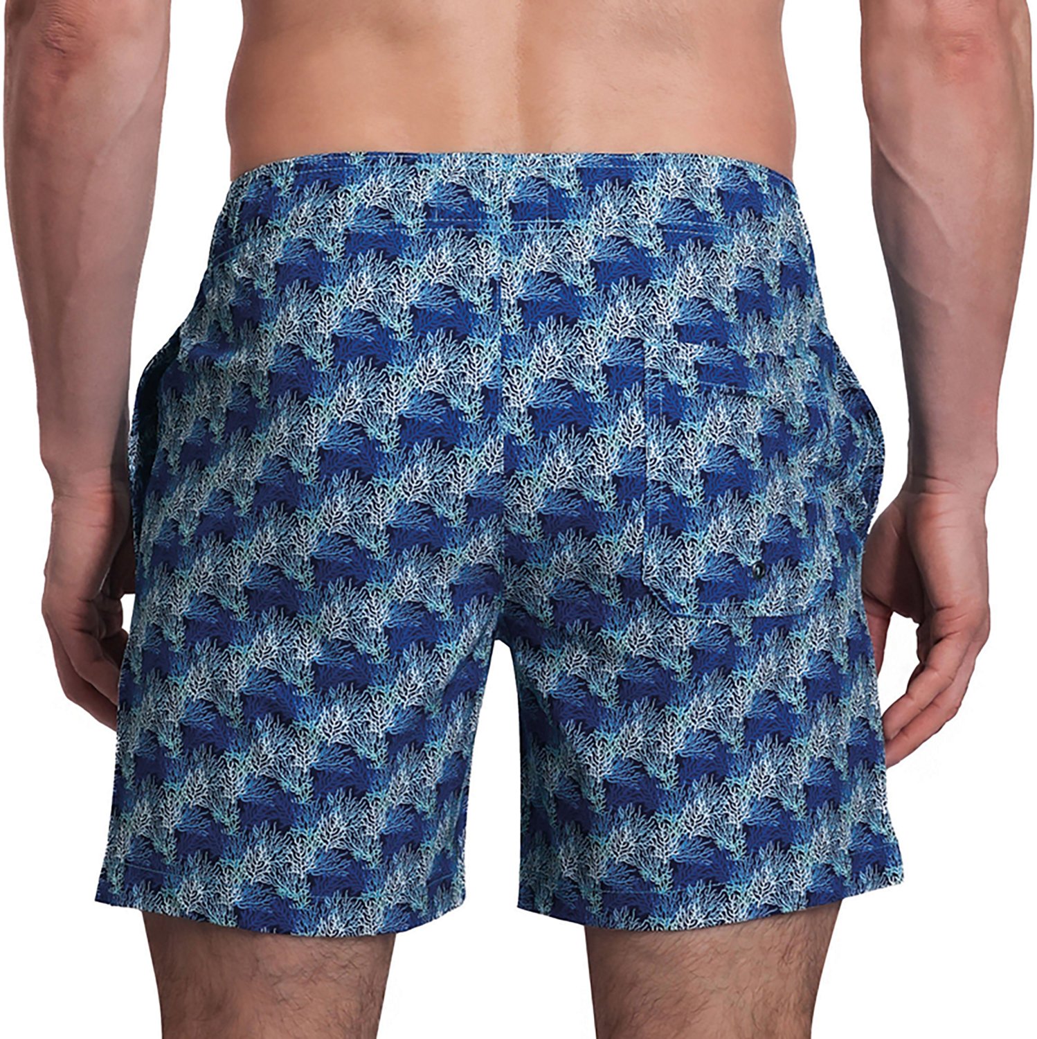 Beach Bros Men's Coral Overlap Swim Trunk Shorts 6.5 in - view number 2