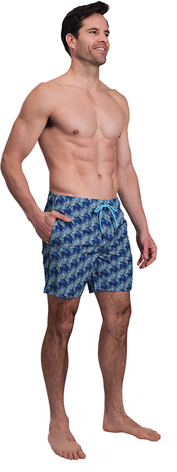 Beach Bros Men's Coral Overlap Swim Trunk Shorts 6.5 in - view number 5