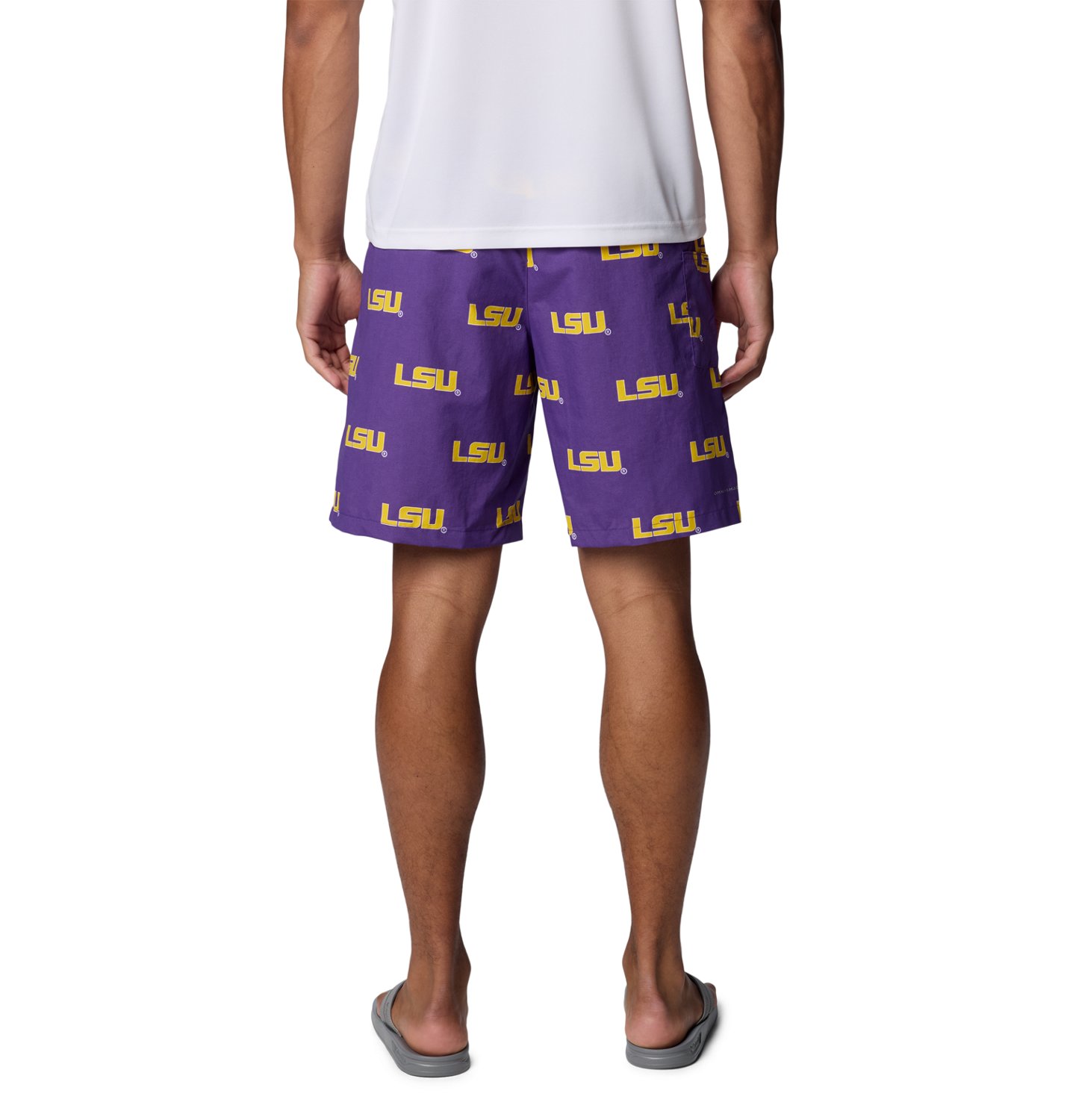 Columbia LSU Tigers Backcast III Printed Short                                                                                   - view number 2