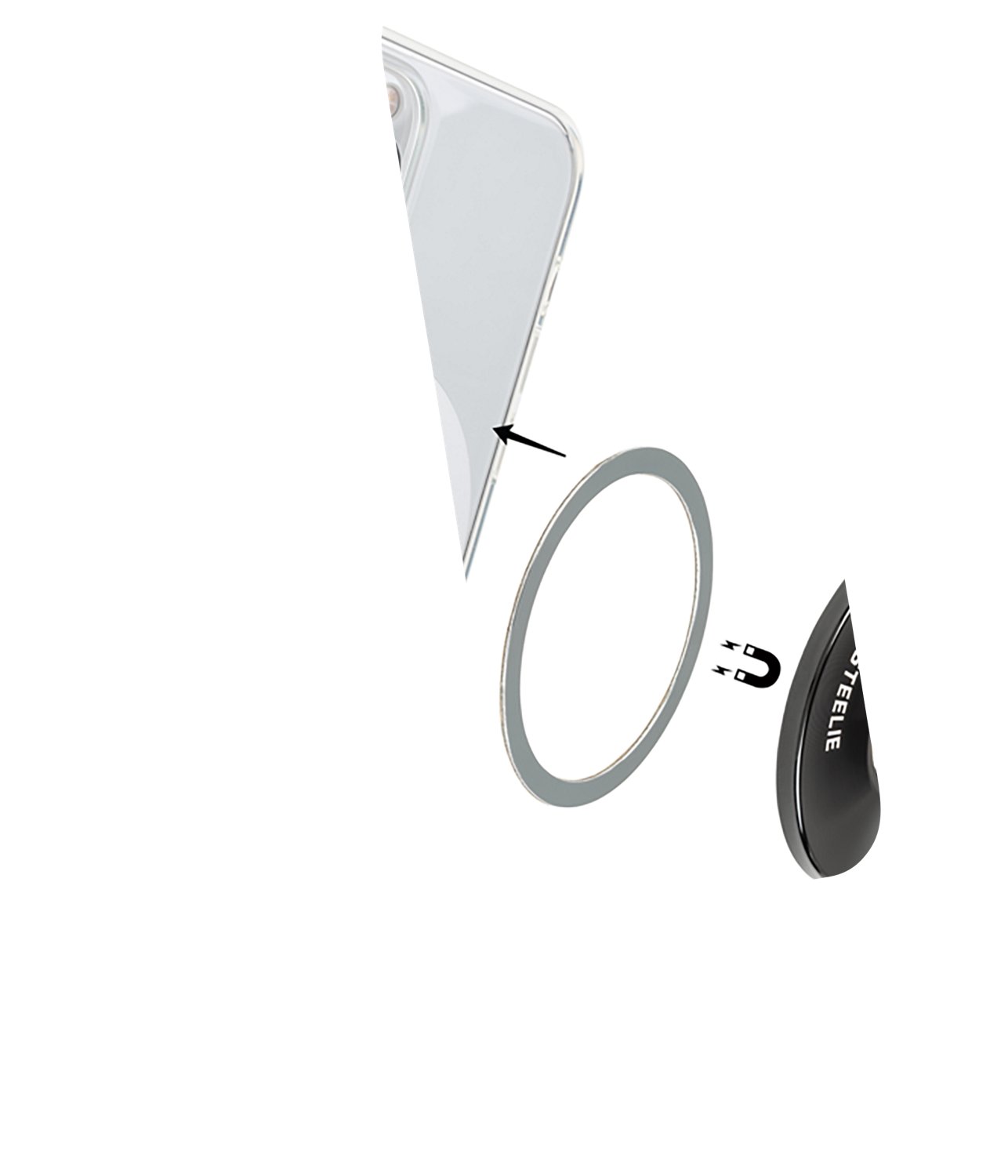 Nite Ize Steelie Orbiter Plus Magnetic Socket and Metal Ring - view number 5