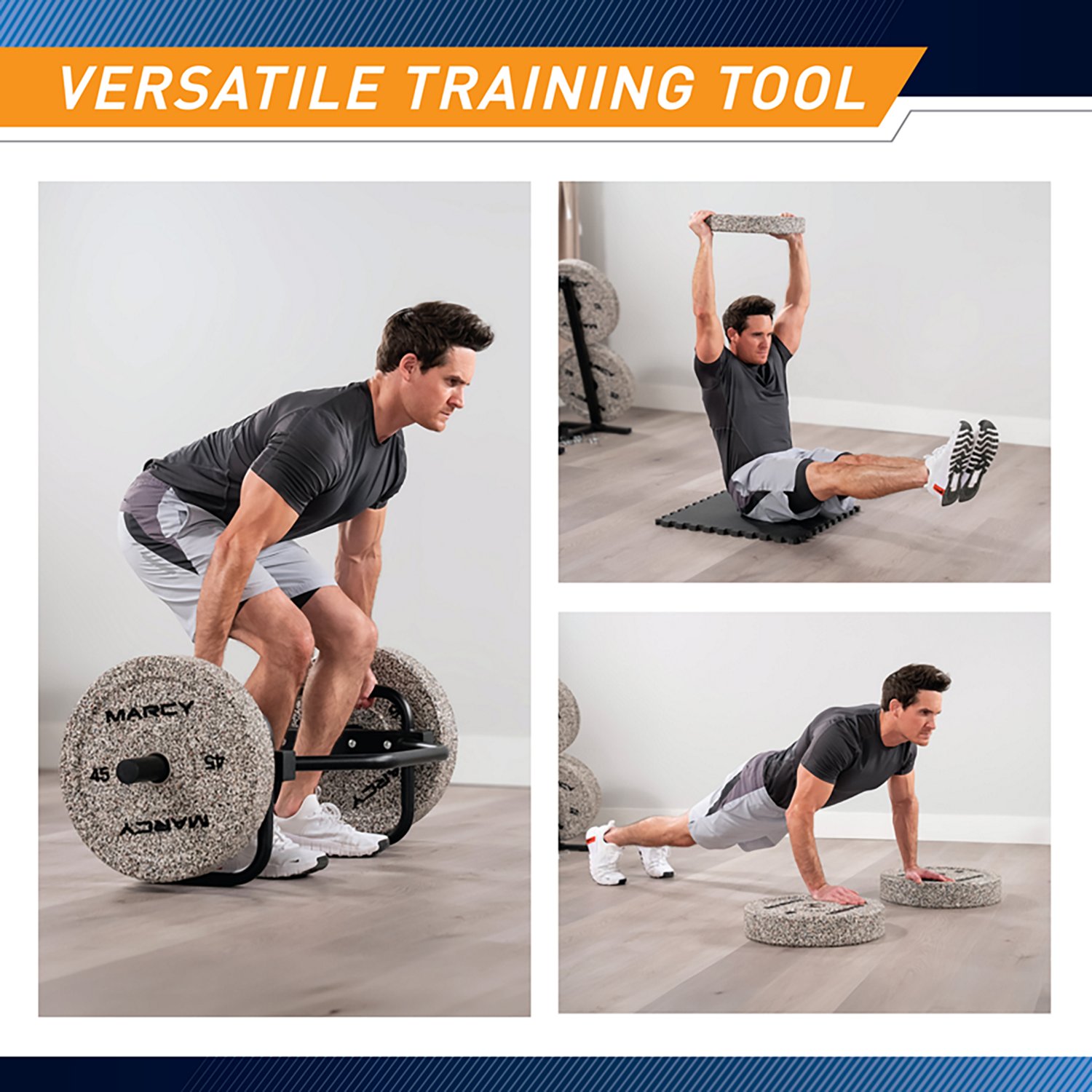 Marcy Rubber 10 lb. Bumper Plate - view number 5