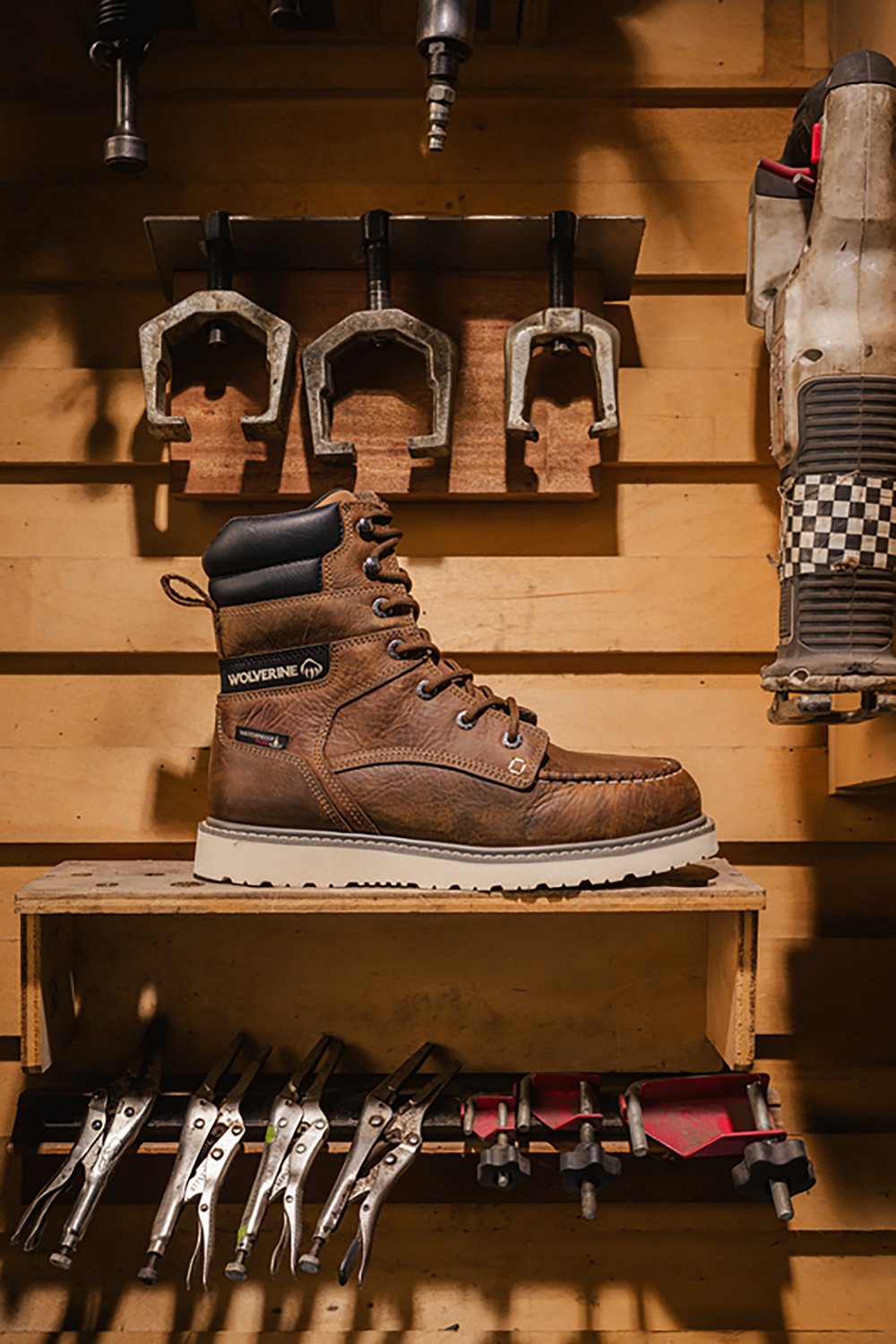 Wolverine Men's Trade Wedge 8" Moc Toe Steel Toe Work Boot - view number 7