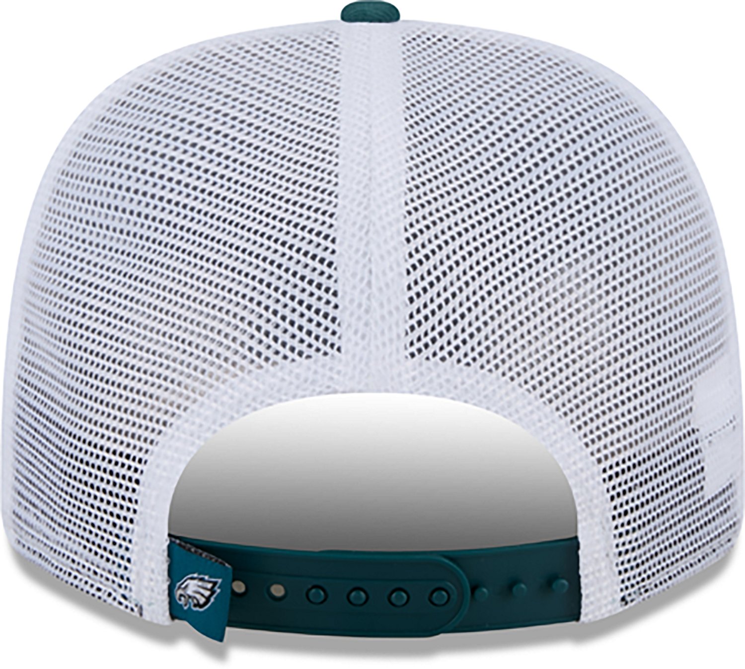 New Era Men's Eagles Logo Patch OTC 9SEVENTY Trucker Cap - view number 6