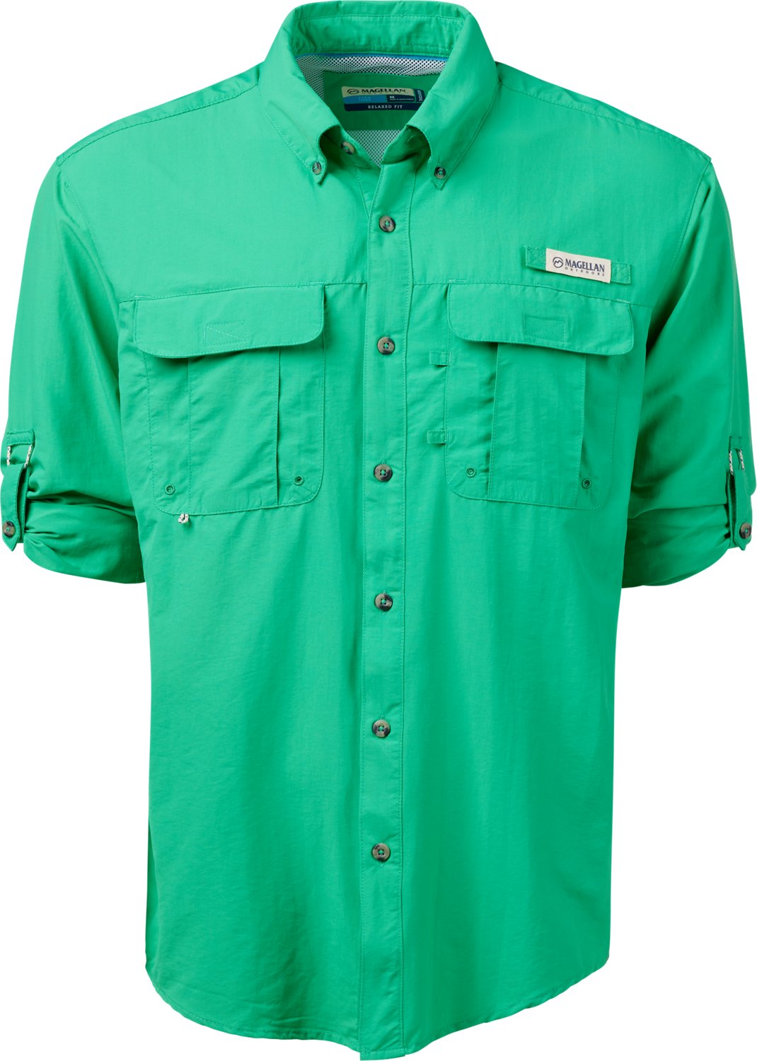 Magellan Outdoors Men's Laguna Madre Solid Long Sleeve Fishing Shirt - view number 2