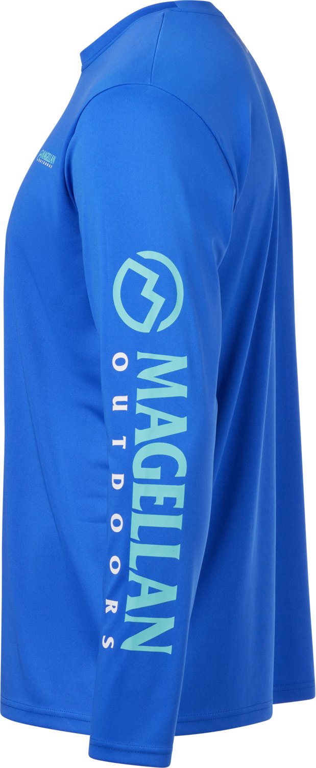 Magellan Outdoors Men's Casting Crew Core Graphic Long Sleeve T-shirt                                                            - view number 7