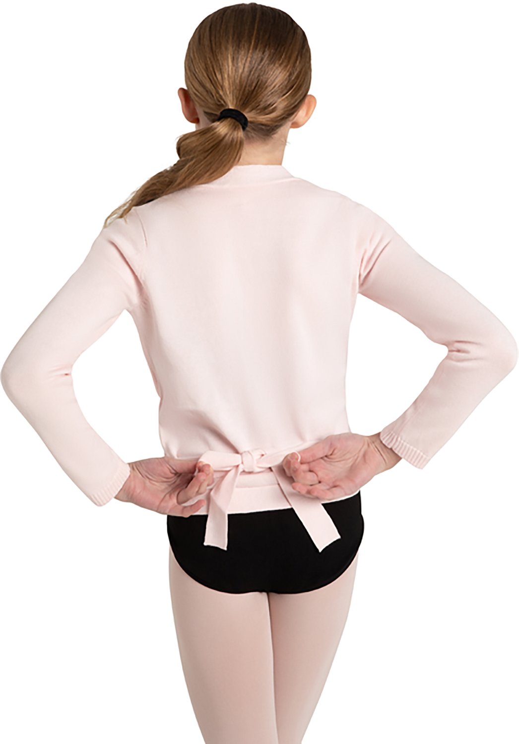 Capezio Girls' Wrap Sweater                                                                                                      - view number 2