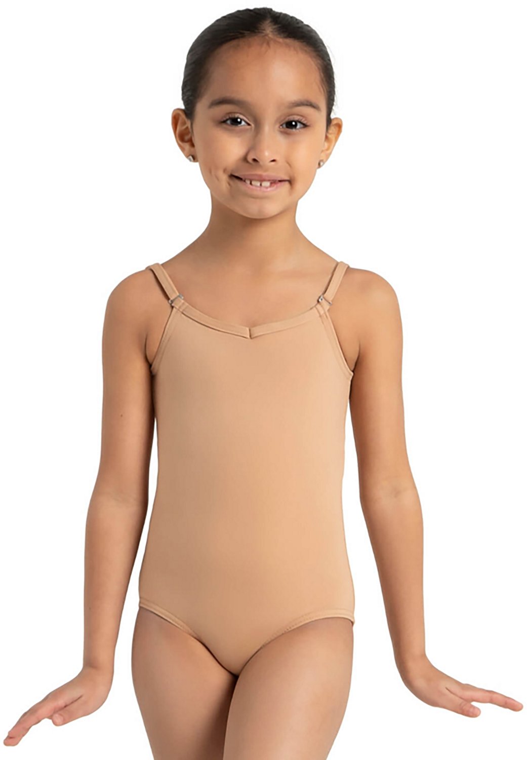 Capezio Girls' Team Basics Camisole Leotard With Adjustable Straps
