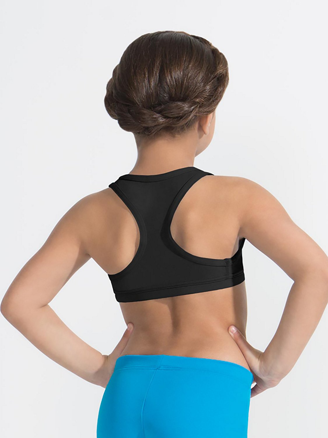 Capezio Girls' Team Basics Racerback Bra Top - view number 2