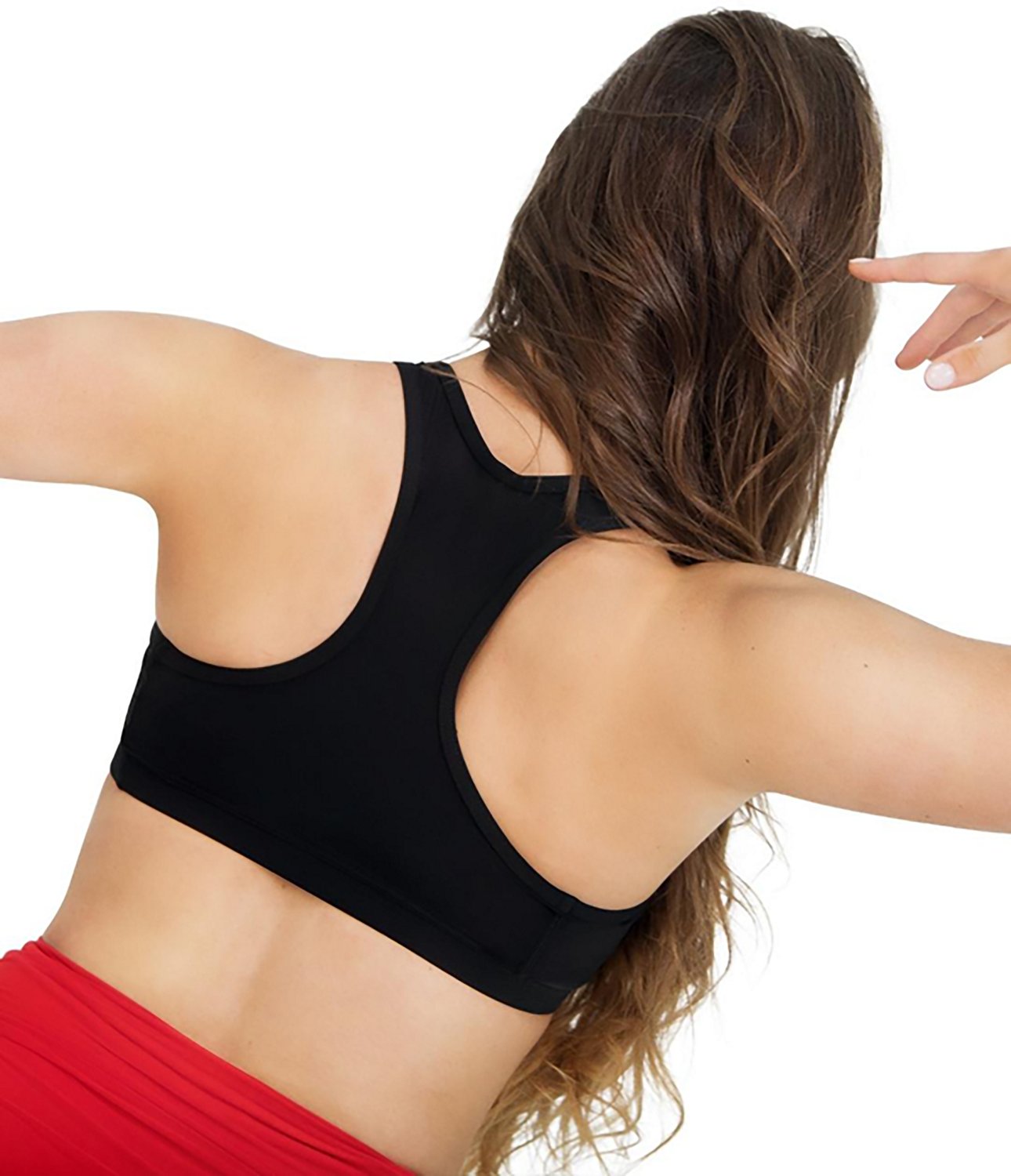 Capezio Girls' Team Basics Racerback Bra Top - view number 3