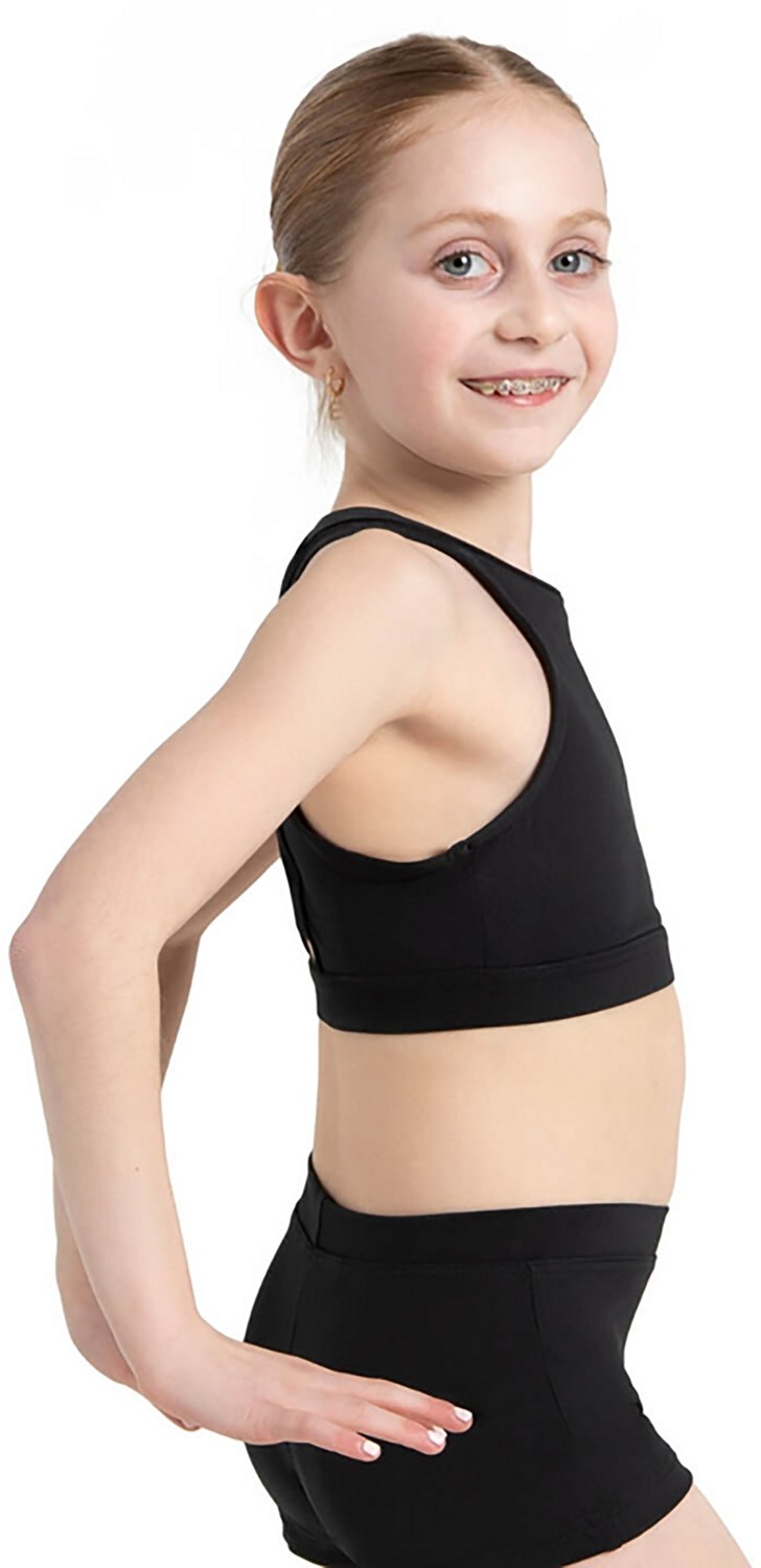 Capezio Girls' Team Basics Ladder Back Sports Bra Top                                                                            - view number 3