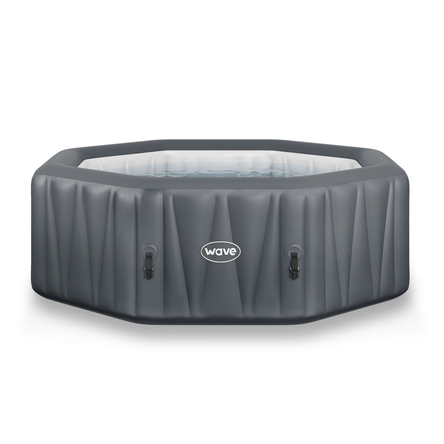 Wave Aegean 6.5 ft Octagonal Inflatable Spa Hot Tub – Color Dark Grey 01 Sansujyuku sansujyuku.com