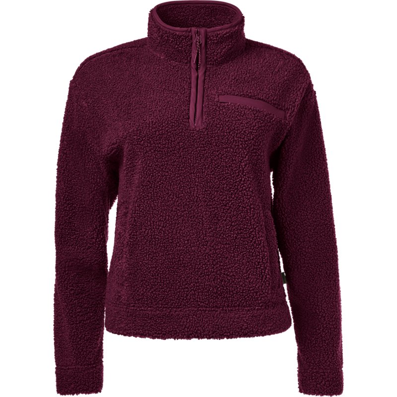 Magellan Outdoors Women's Campfire Poodle Fleece 1/4-Zip Sweatshirt-image