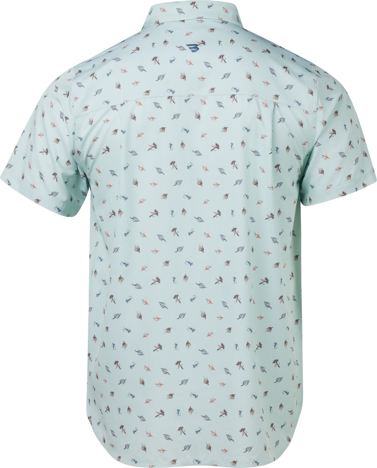 BURLEBO Men's Performance Button-Up Short Sleeve Shirt                                                                           - view number 5