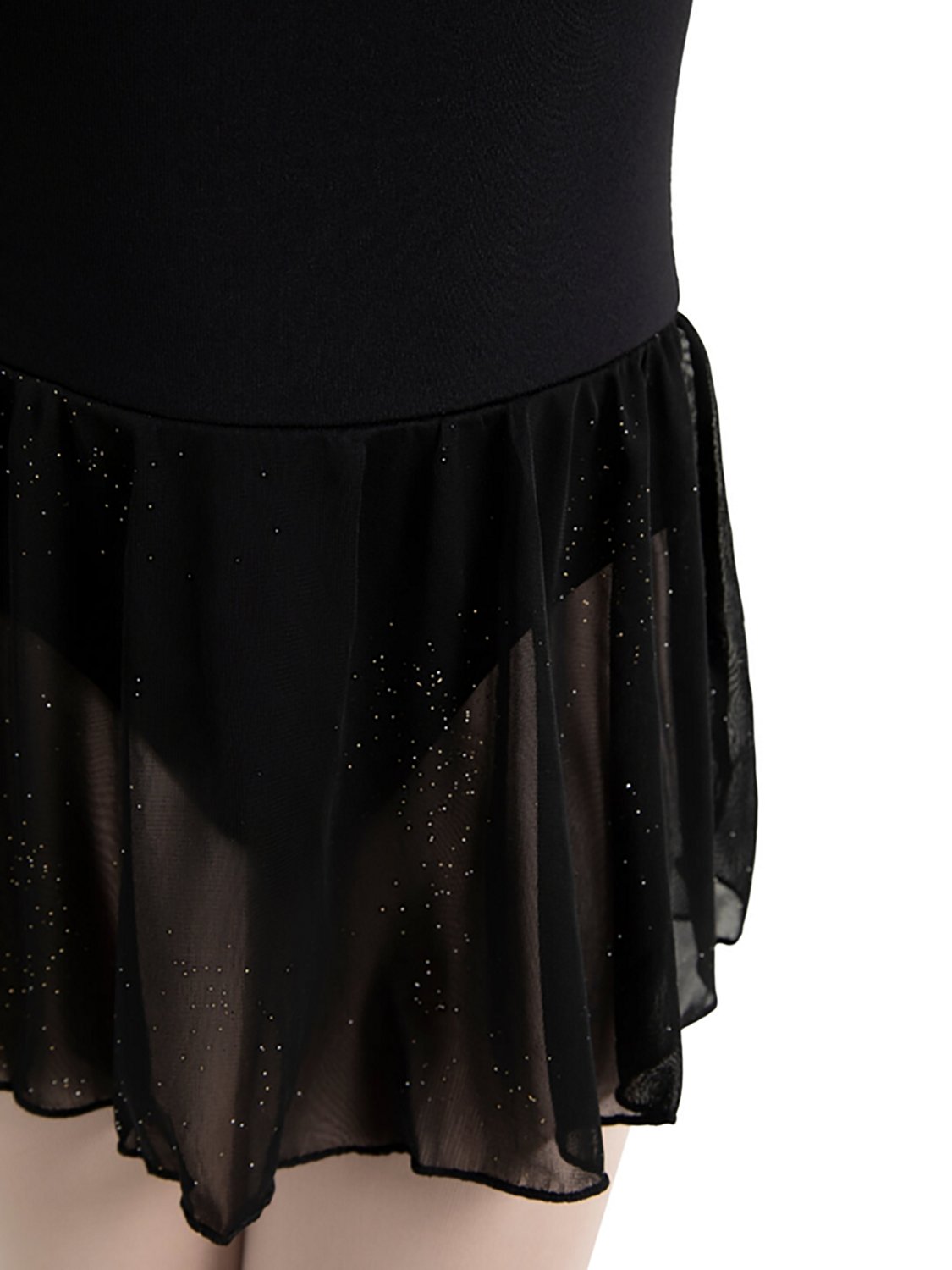 Capezio Girls' V Neck Pinch Front Tank Dress - view number 5