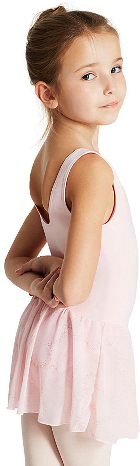 Capezio Girls' V Neck Pinch Front Tank Dress - view number 3