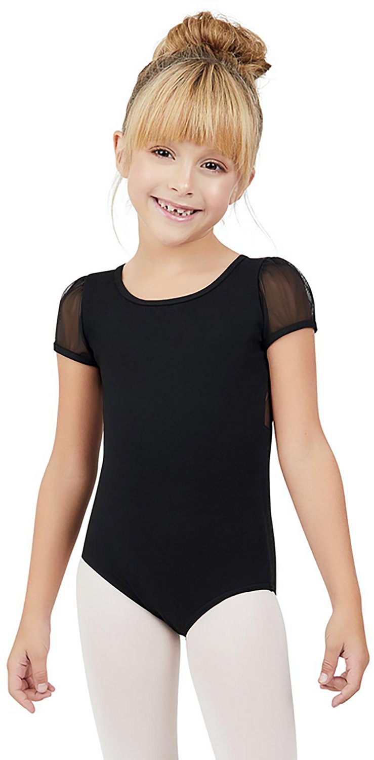 Capezio Girls' Puff Sleeve Keyhole Back Leotard - view number 1
