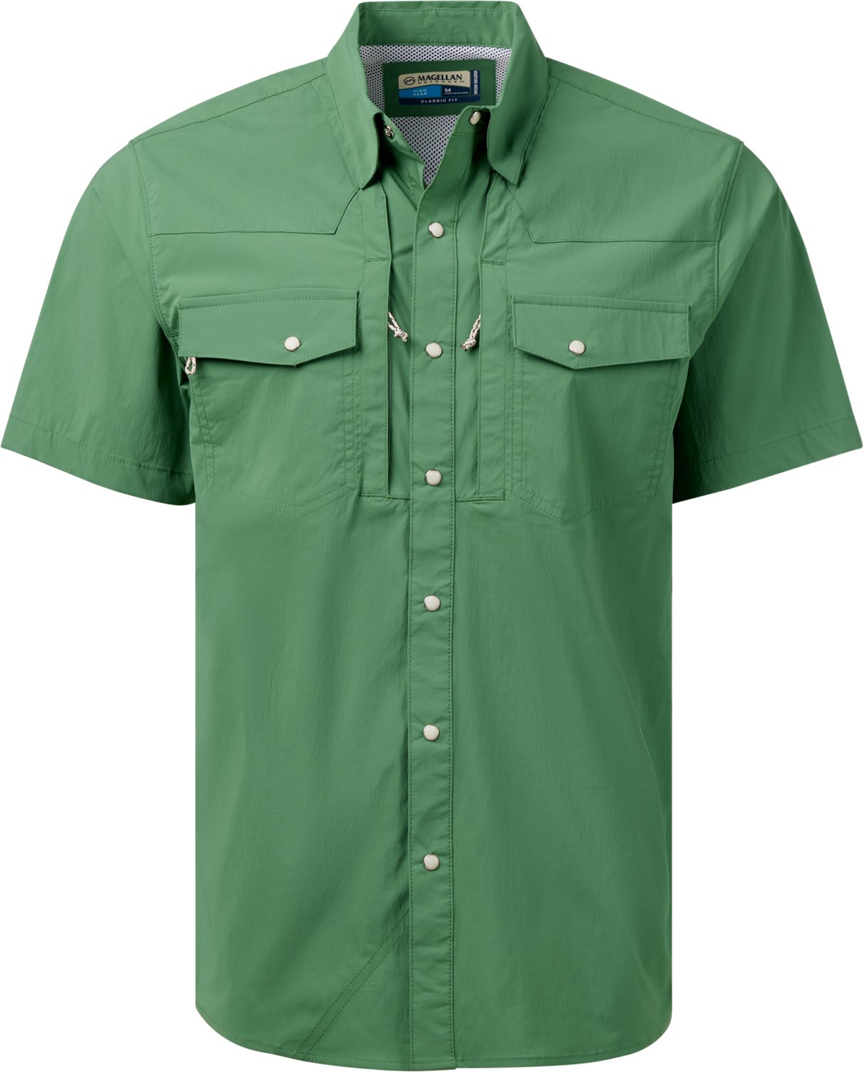 Magellan Men's Pecos River Solid Short Sleeve Shirt - view number 3