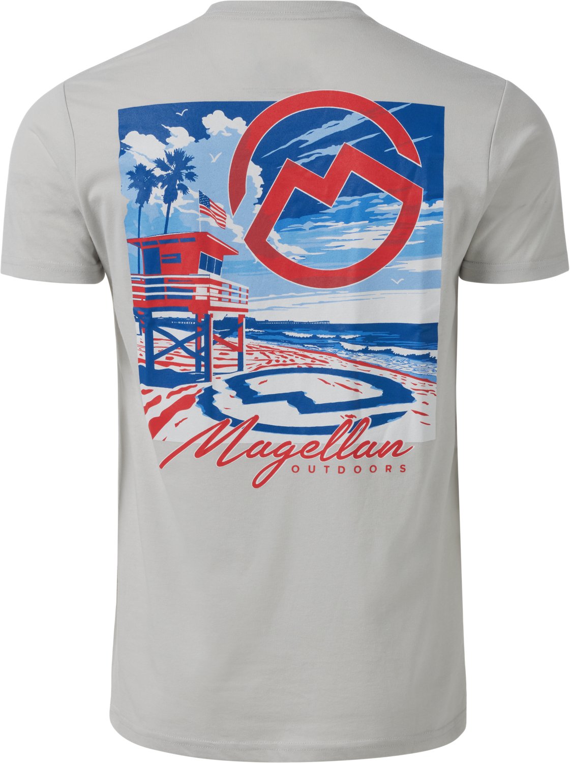 Magellan Outdoors Men's Freedom Beach T-shirt - view number 2
