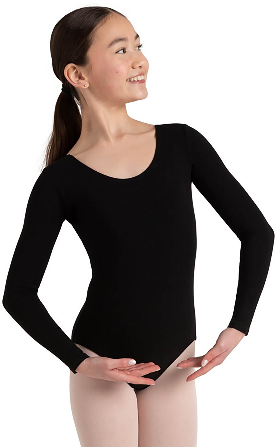 Capezio Girls' Long Sleeve Leotard                                                                                               - view number 3