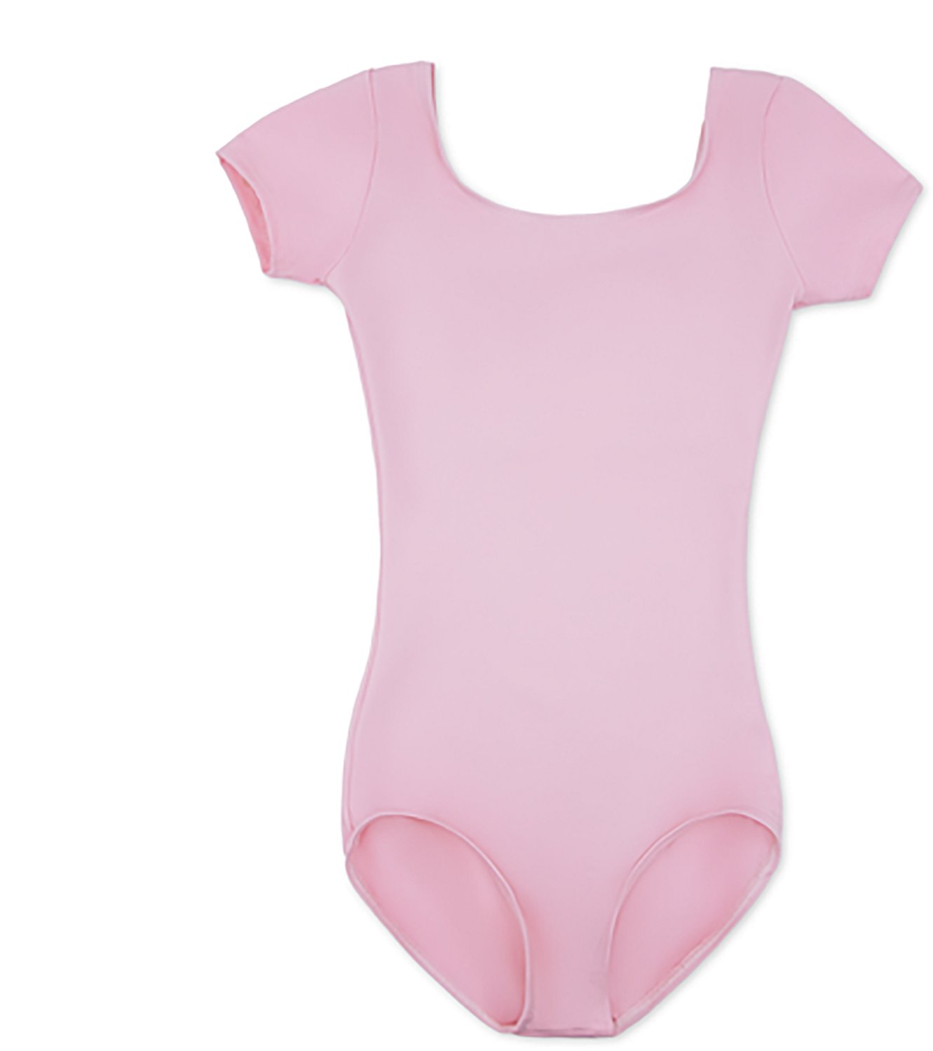 Capezio Girls' Team Basics Short Sleeve Leotard                                                                                  - view number 5