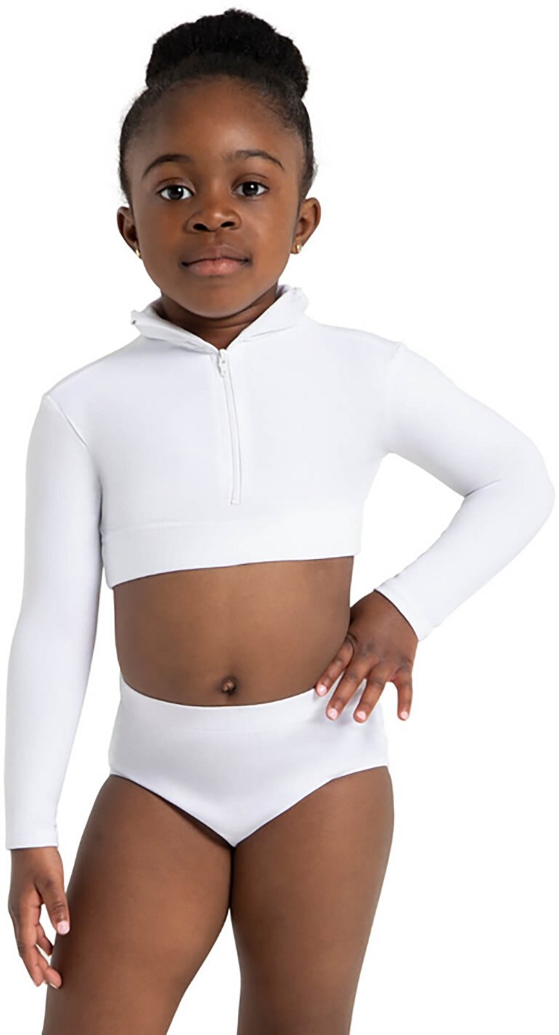 Capezio Girls' Team Basics Turtleneck Long Sleeve Top                                                                            - view number 1