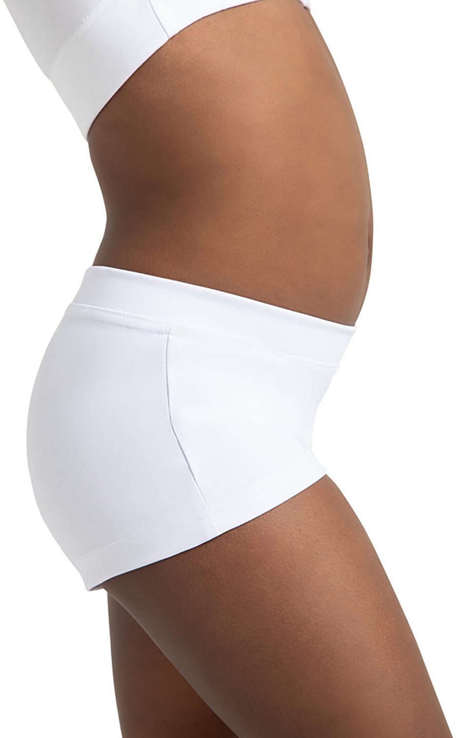 Capezio Girls' Team Basics Boy Cut Low Rise Short                                                                                - view number 2