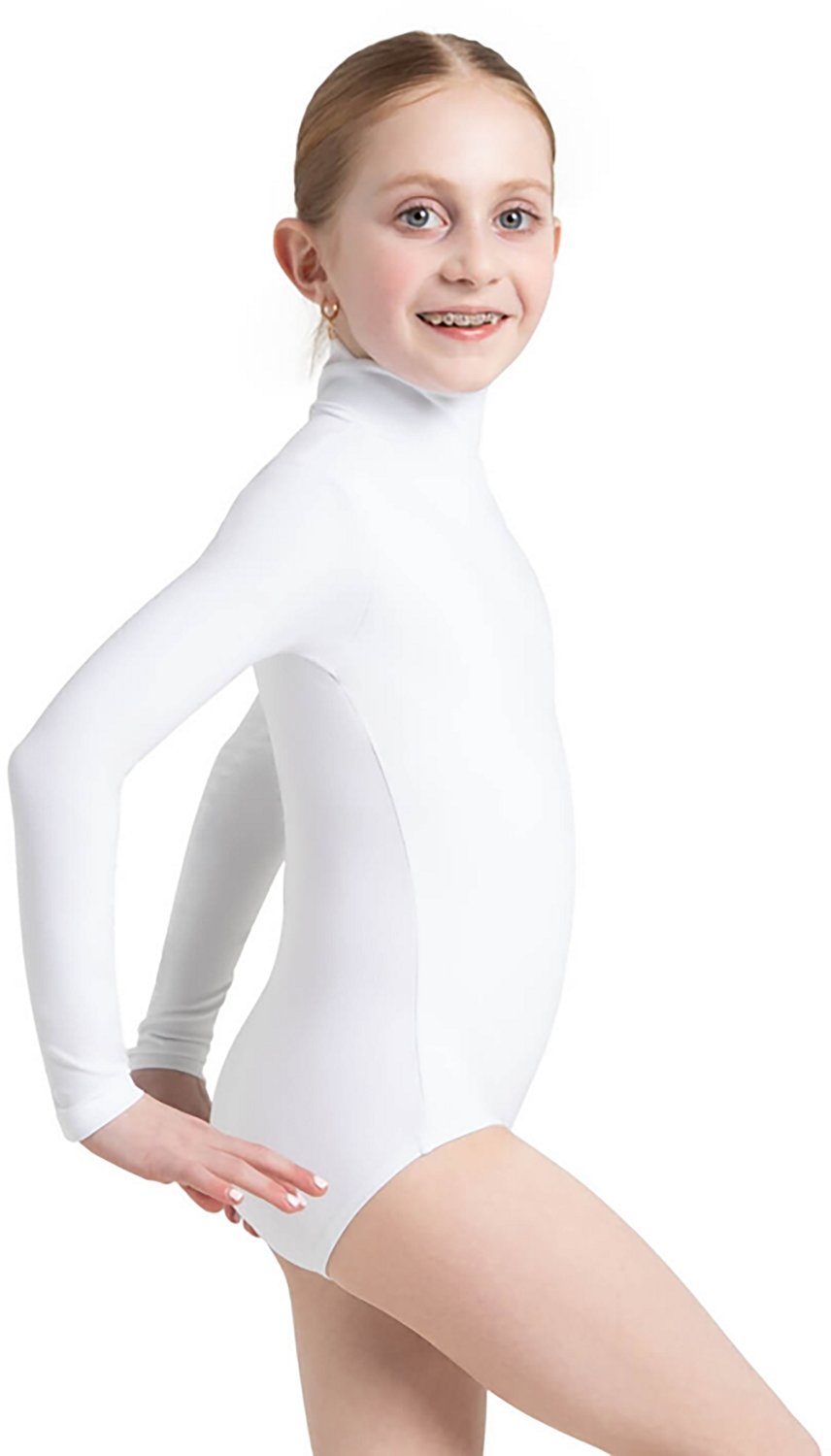 Capezio Girls' Team Basic Long Sleeve Leotard With Bottom Snaps - view number 3