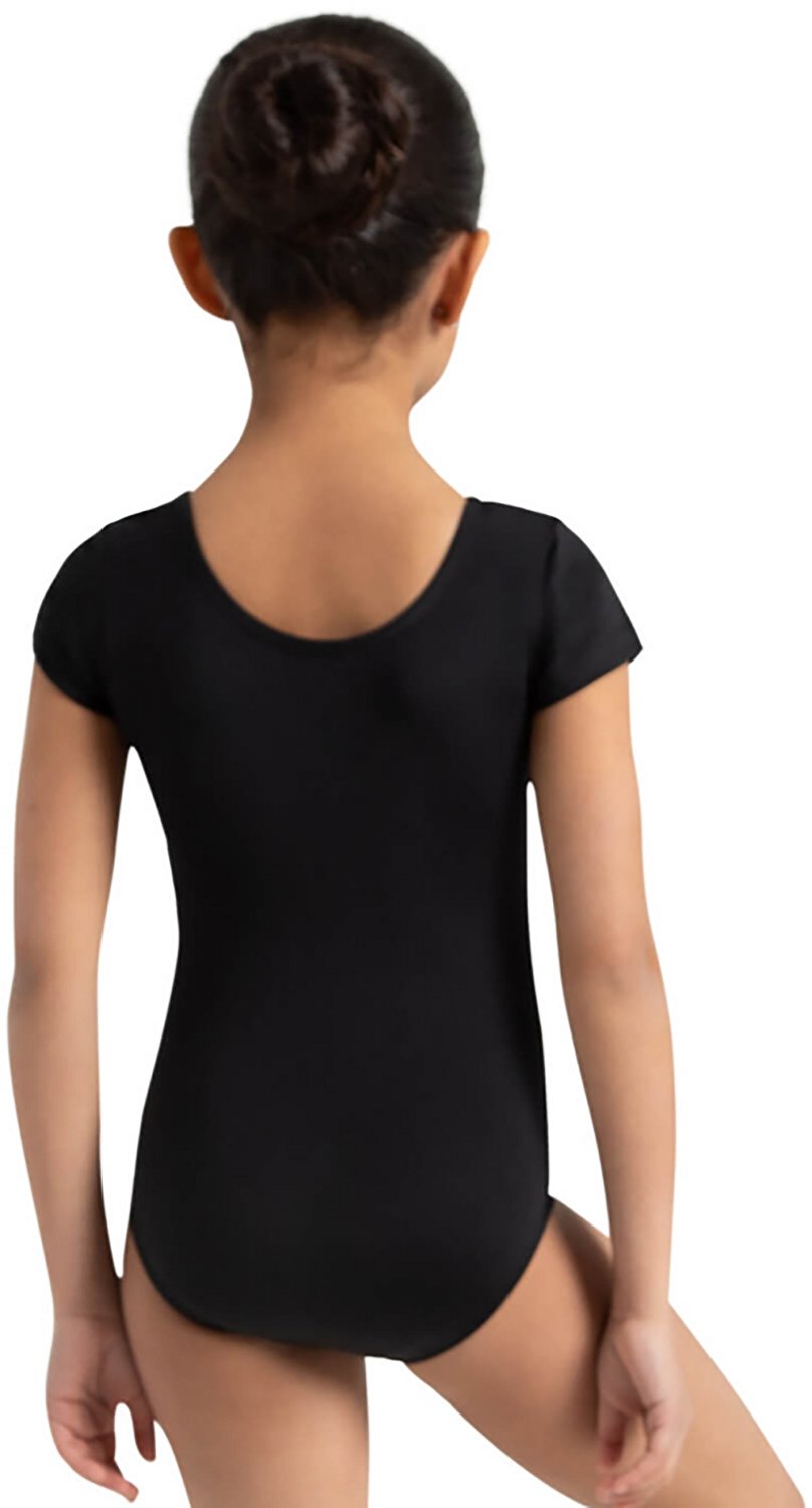 Capezio Girls' Team Basics Short Sleeve Leotard                                                                                  - view number 3