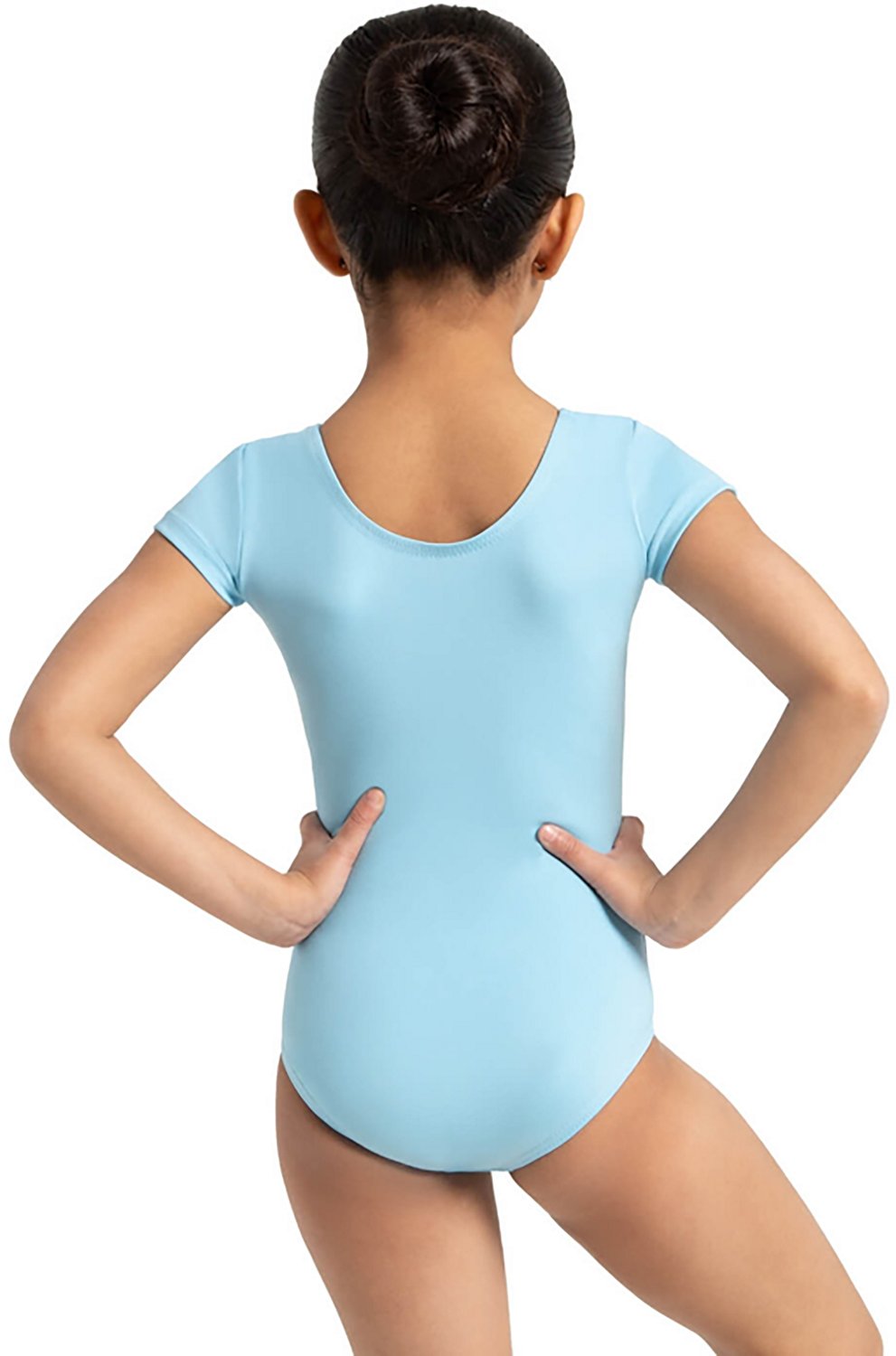 Capezio Girls' Team Basics Short Sleeve Leotard