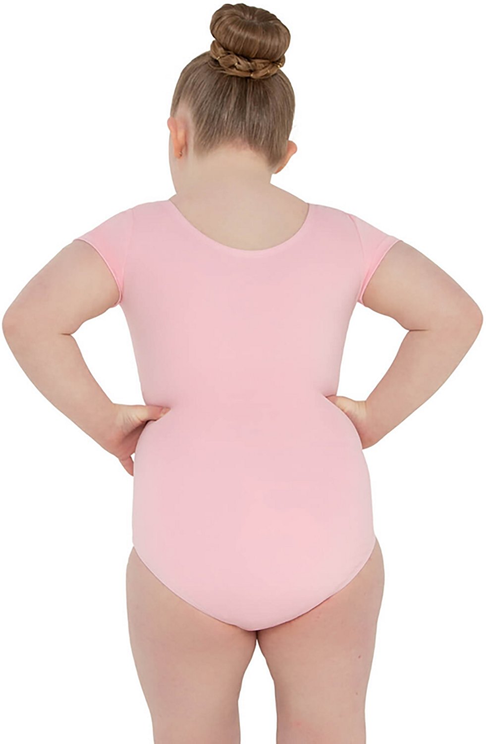 Capezio Girls' Team Basics Short Sleeve Leotard                                                                                  - view number 3