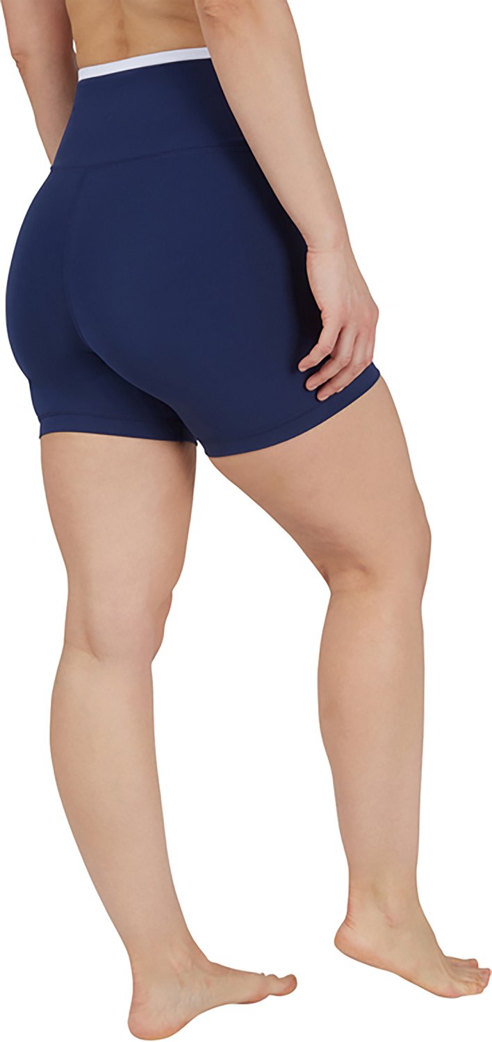 90 Degree by Reflex Women's Lux Crossover High Waist Bike Shorts 5 in 2-Pack - view number 6