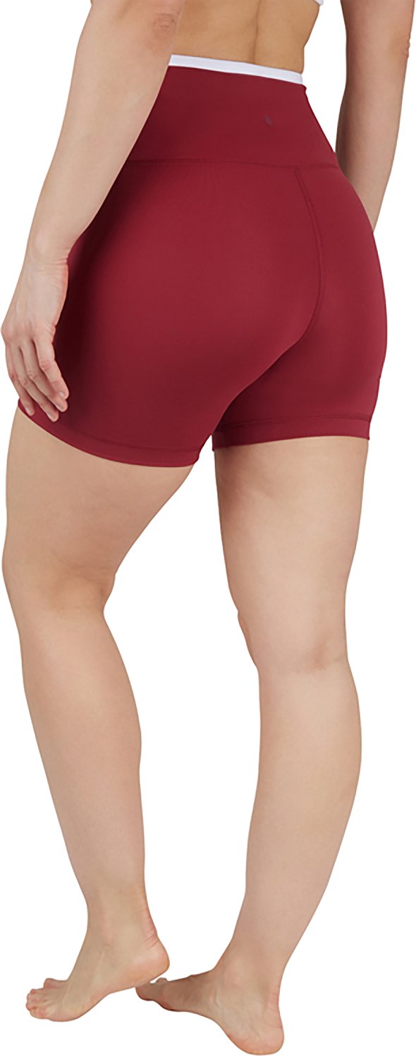 90 Degree by Reflex Women's Lux Crossover High Waist Bike Shorts 5 in 2-Pack - view number 6