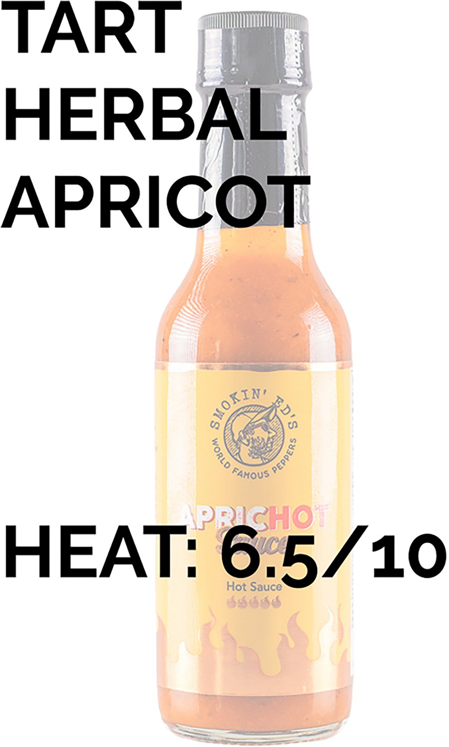 Heatonist Hot Ones Puckerbutt Pepper Co Aprichot 5 oz Bottle                                                                     - view number 4
