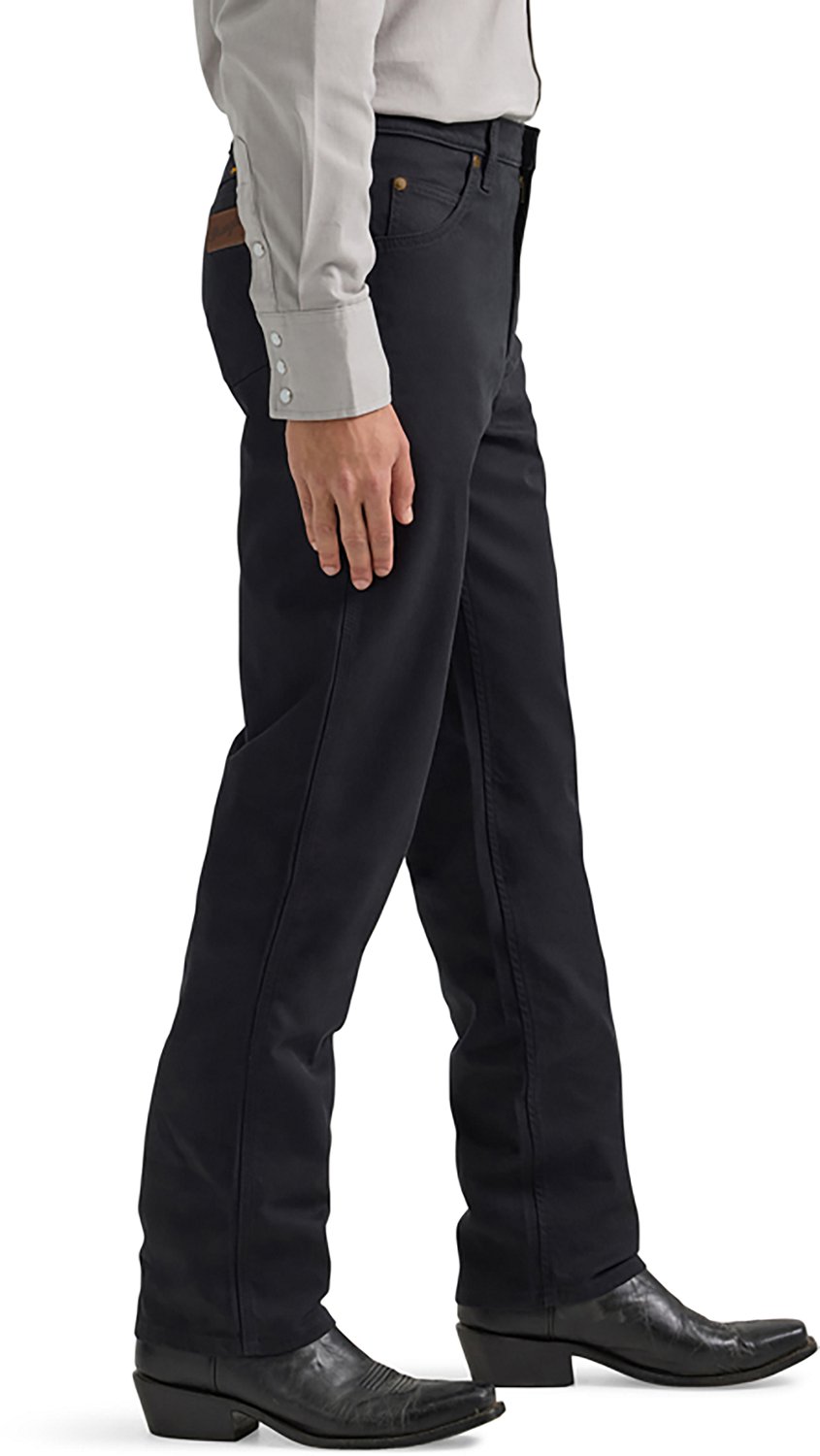 Wrangler Men's Premium Performance Tough Comfort Cowboy Cut Regular Fit Canvas Jeans - view number 3