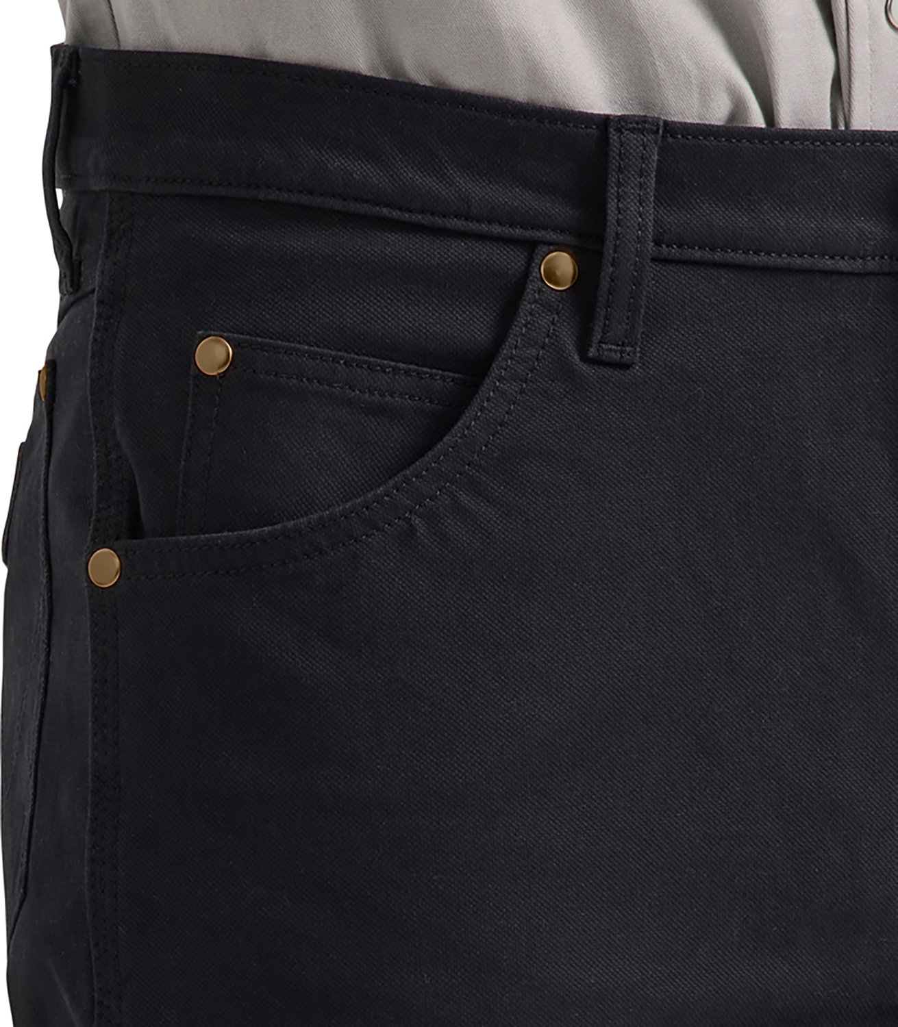 Wrangler Men's Premium Performance Tough Comfort Cowboy Cut Regular Fit Canvas Jeans - view number 4