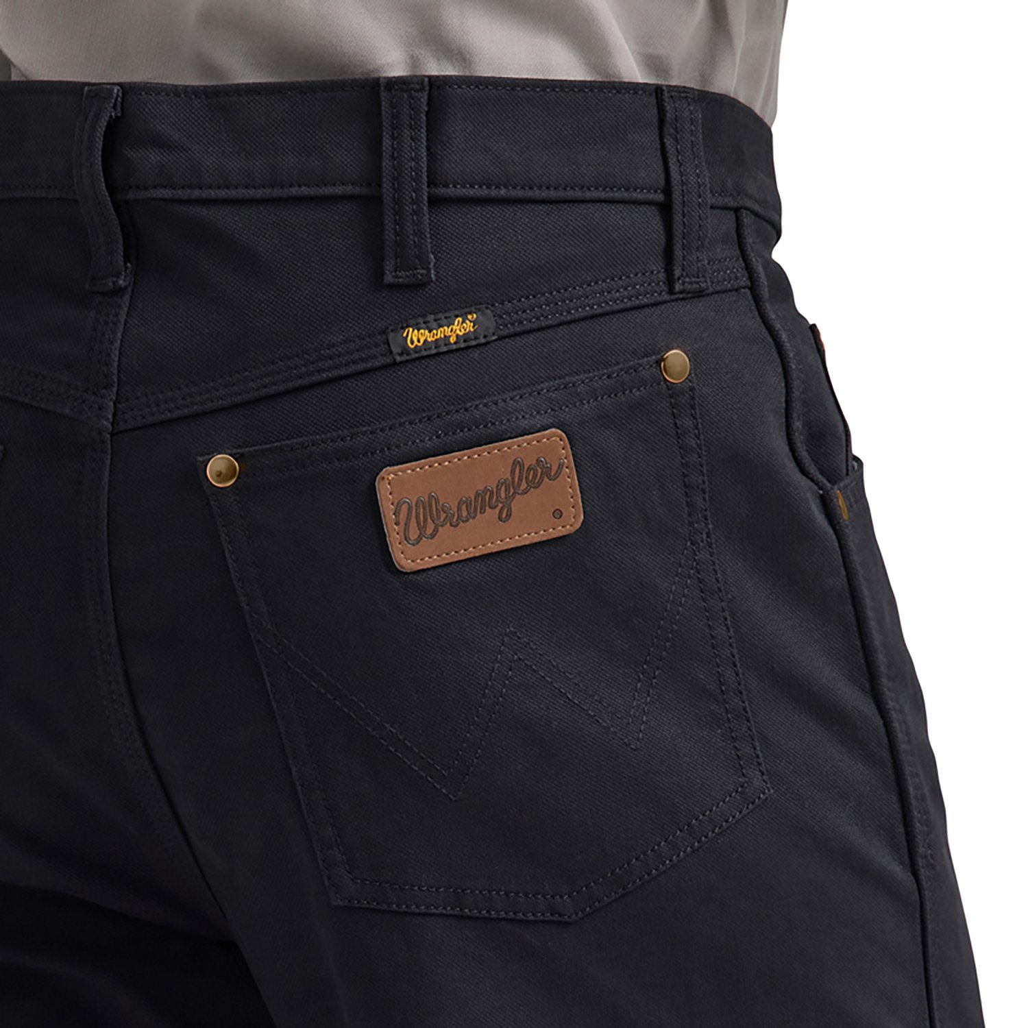 Wrangler Men's Premium Performance Tough Comfort Cowboy Cut Regular Fit Canvas Jeans - view number 5
