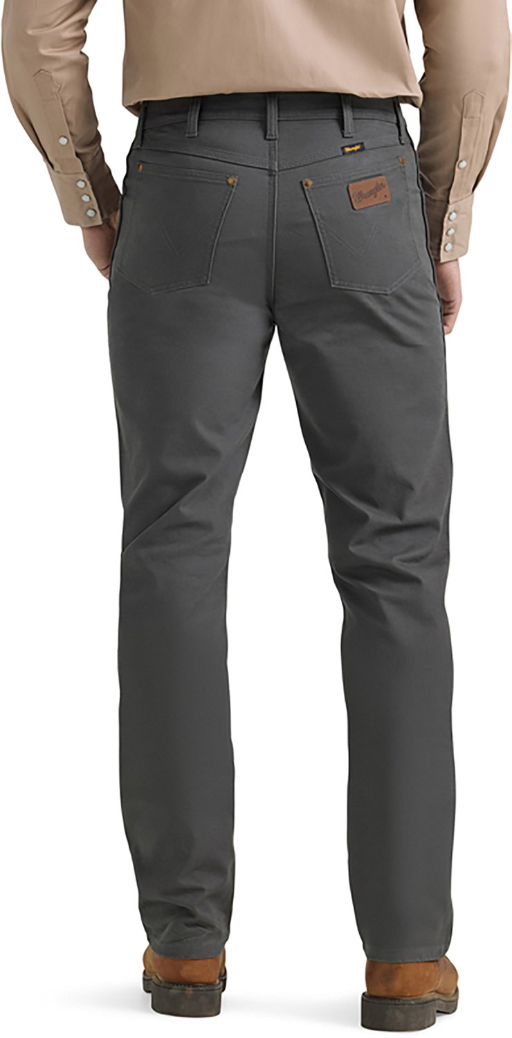 Wrangler Men's Premium Performance Tough Comfort Cowboy Cut Regular Fit Canvas Jeans - view number 2