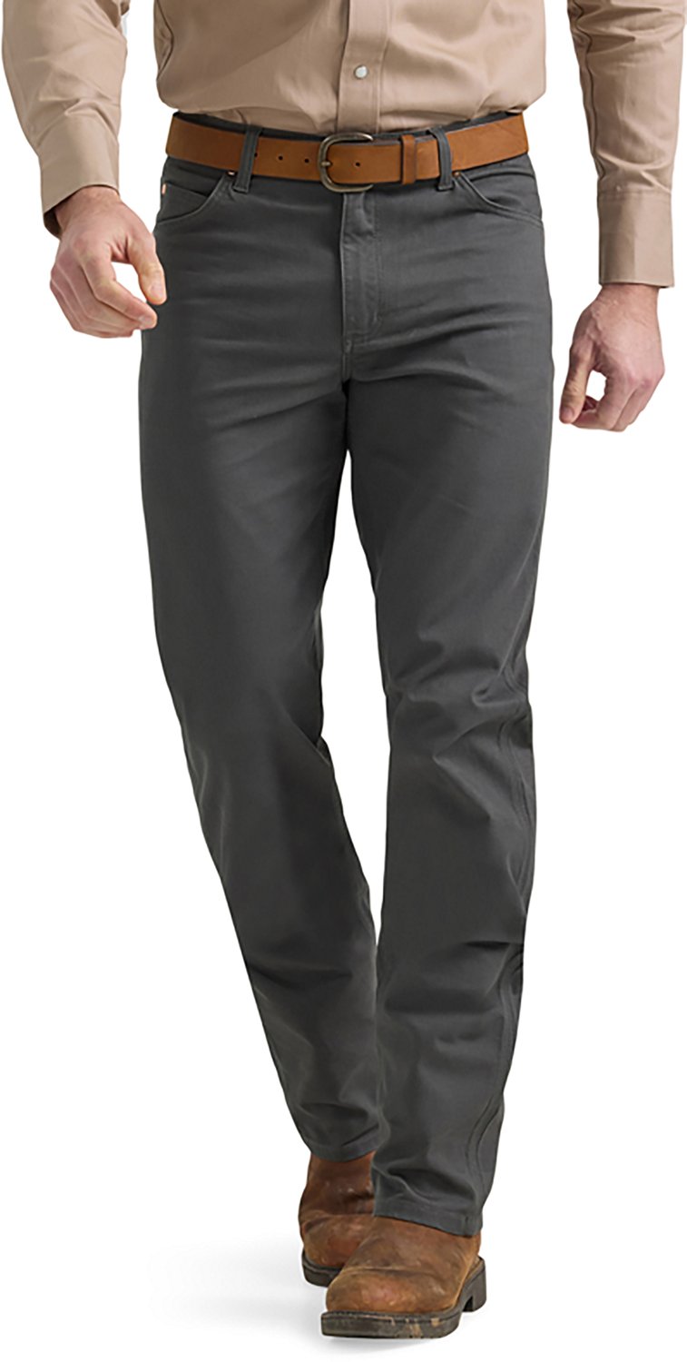 Wrangler Men's Premium Performance Tough Comfort Cowboy Cut Regular Fit Canvas Jeans - view number 3