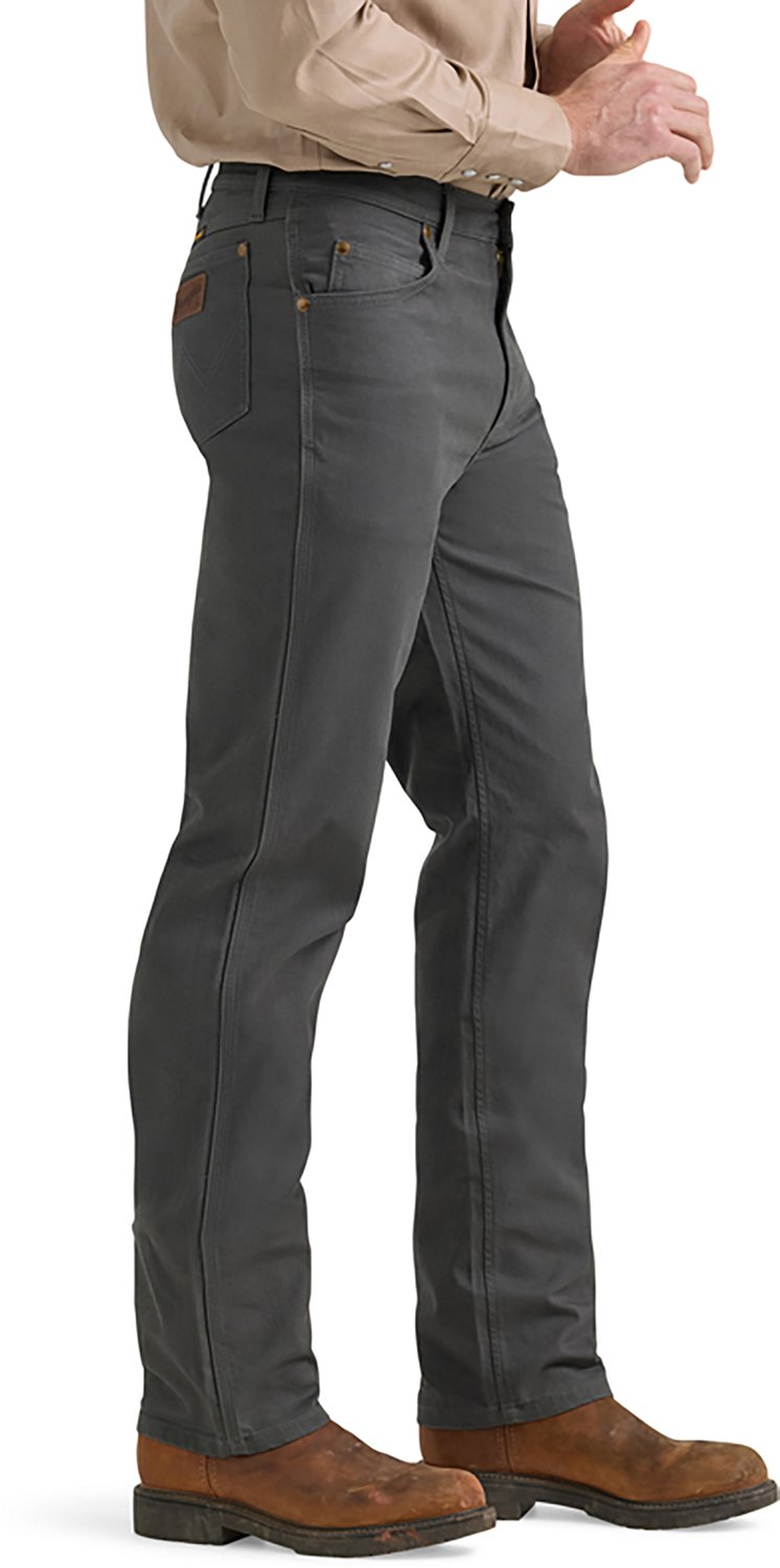 Wrangler Men's Premium Performance Tough Comfort Cowboy Cut Regular Fit Canvas Jeans - view number 4