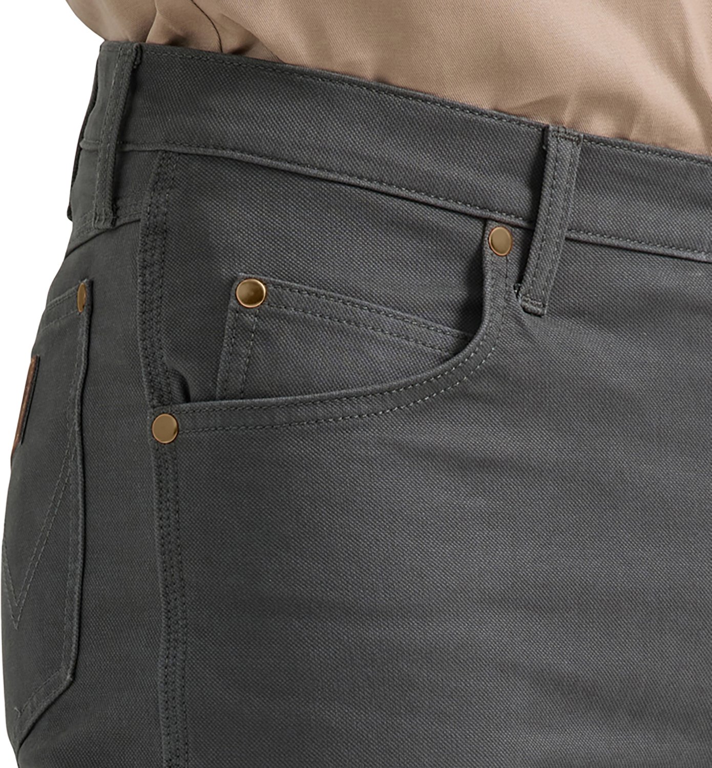 Wrangler Men's Premium Performance Tough Comfort Cowboy Cut Regular Fit Canvas Jeans - view number 5