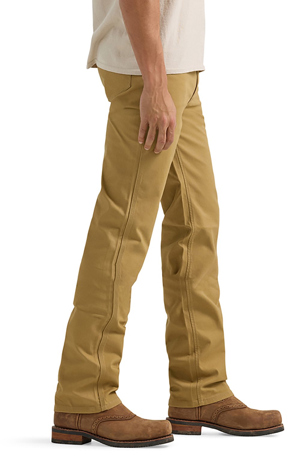 Wrangler Men's Premium Performance Tough Comfort Cowboy Cut Regular Fit Canvas Jeans - view number 3