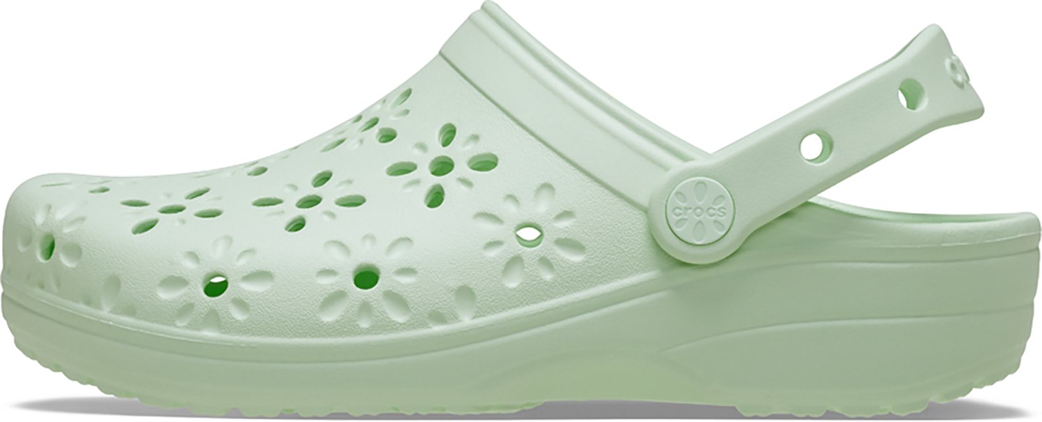 Crocs Adults' Classic Floral Cut Clogs                                                                                           - view number 2