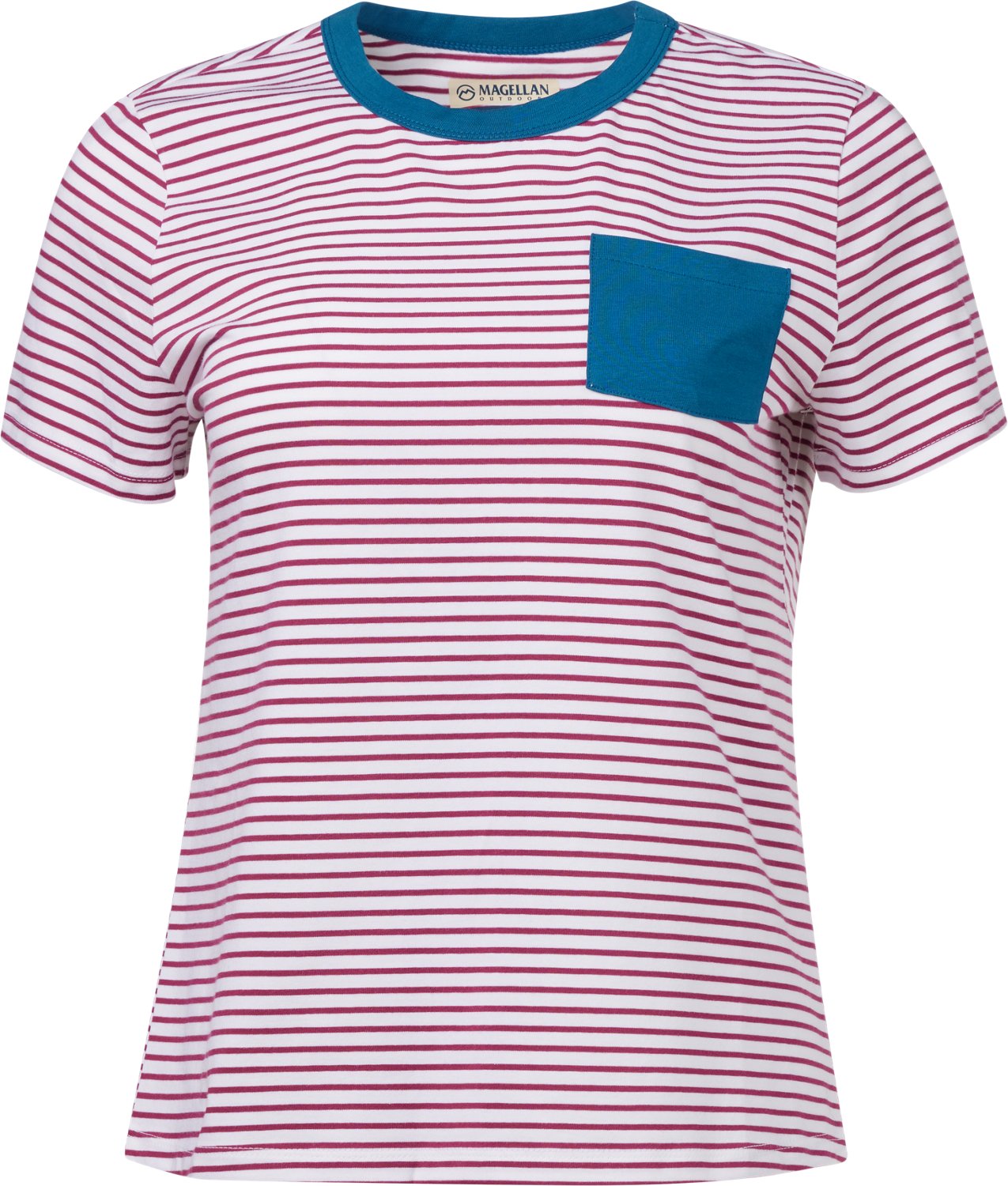 Magellan Outdoors Women's Barton Creek Striped Pocket T-shirt - view number 5