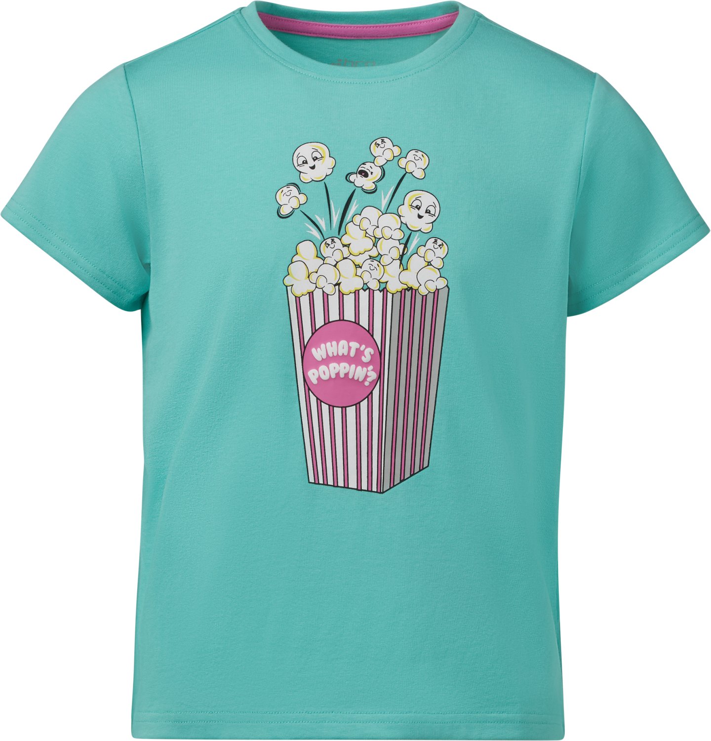 BCG Girls' Lifestyle Cotton Popcorn T-shirt