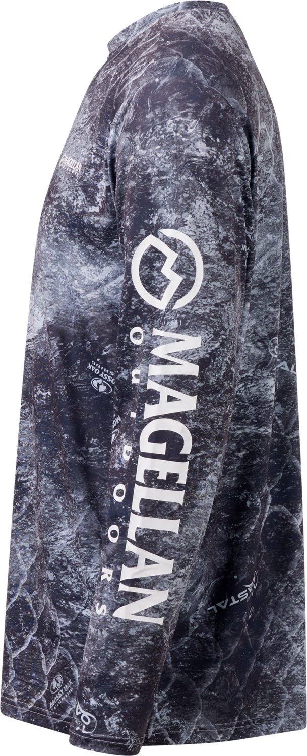 Magellan Outdoors Men's Mossy Oak Coastal Long Sleeve Crew T-shirt - view number 3