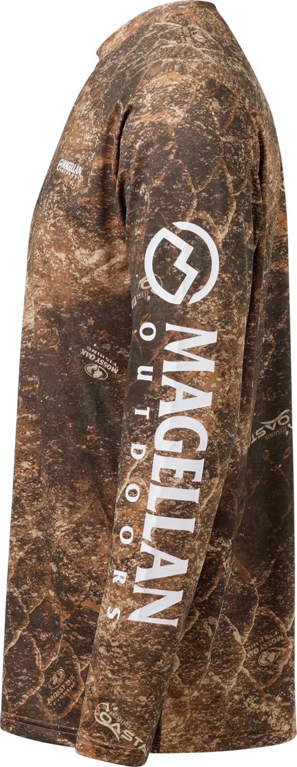 Magellan Outdoors Men's Mossy Oak Coastal Long Sleeve Crew T-shirt - view number 4