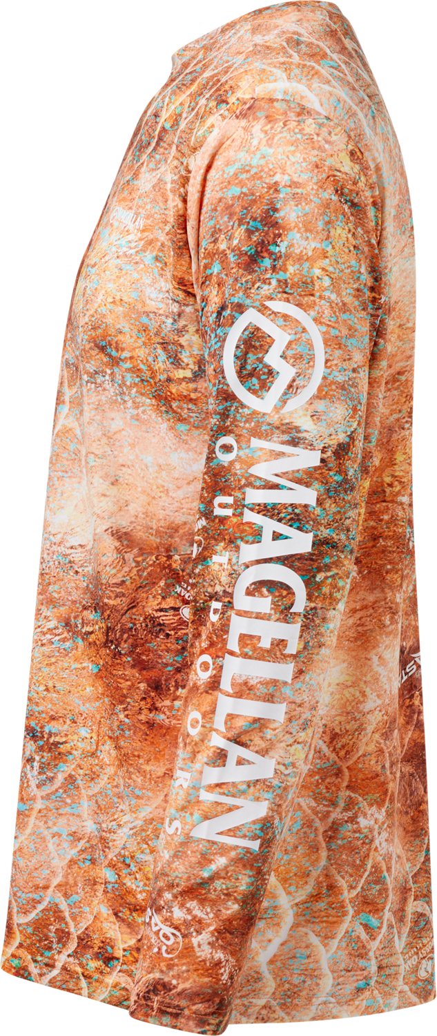 Magellan Outdoors Men's Mossy Oak Coastal Long Sleeve Crew T-shirt - view number 5