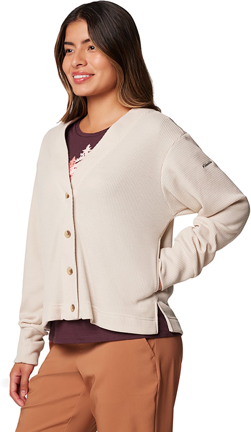 Columbia Sportswear Women's Holly Hideaway Waffle Cardigan - view number 4