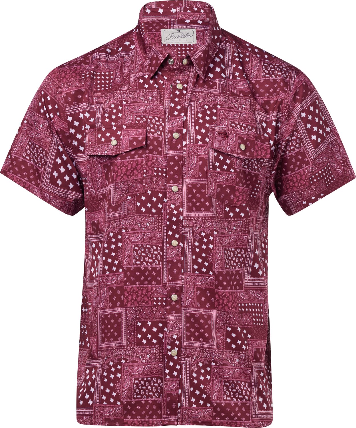 Burlebo Men's Texas Performance Short Sleeve Western Shirt - view number 1
